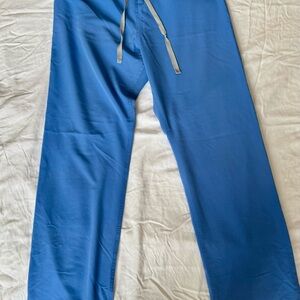 Women’s Figs Livingston Basic Scrubs pants Ceil blue